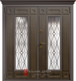 Стальная дверь Дверь с терморазрывом с ковкой №2 с отделкой МДФ ПВХ